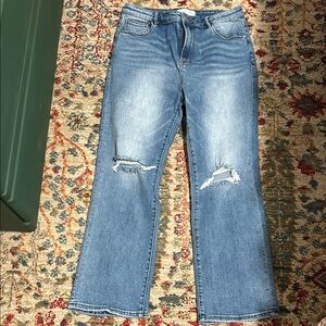 Risen Boot Cut Distressed Women Jeans